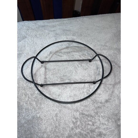 Vintage Avon China Orange PUMPKIN Pie Plate Baking Dish with Serving Stand - Picture 9 of 10